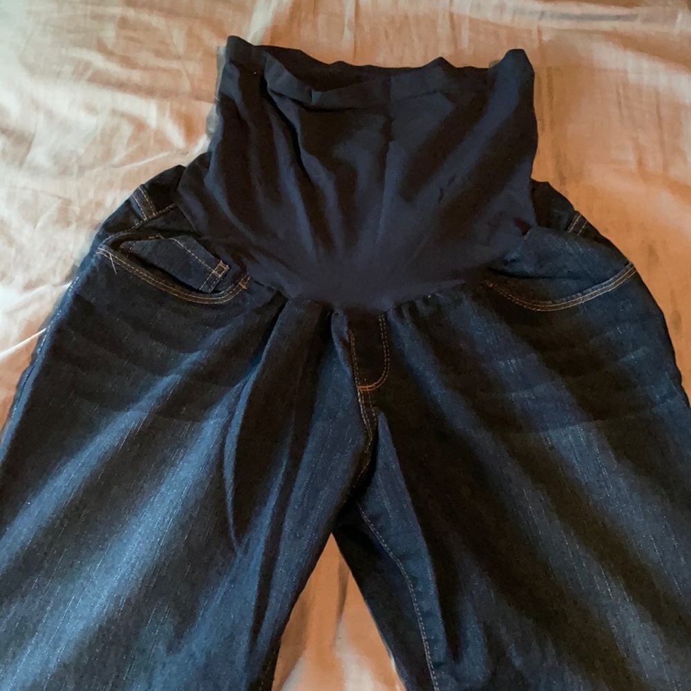 Indigo Blue Maternity Jeans Size 12